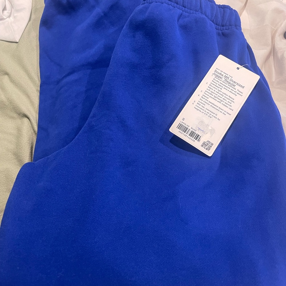 Lululemon scuba mid rise jogger in Riverside blue - new